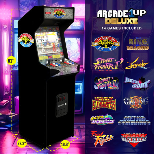 🎮 Arcade1Up Street Fighter II CE HS-5 Deluxe Arcade Machine – Relive the Glory Days of the Arcade!