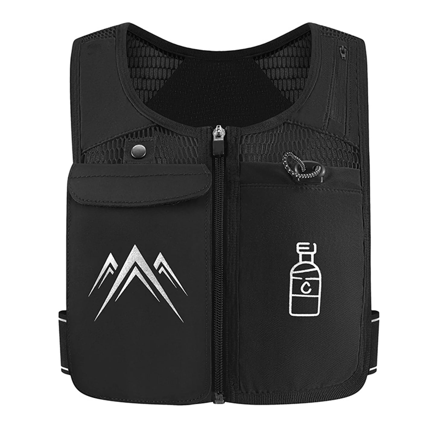 🏃‍♂️ Reflective Running Vest – Be Seen, Be Safe, Stay Hydrated