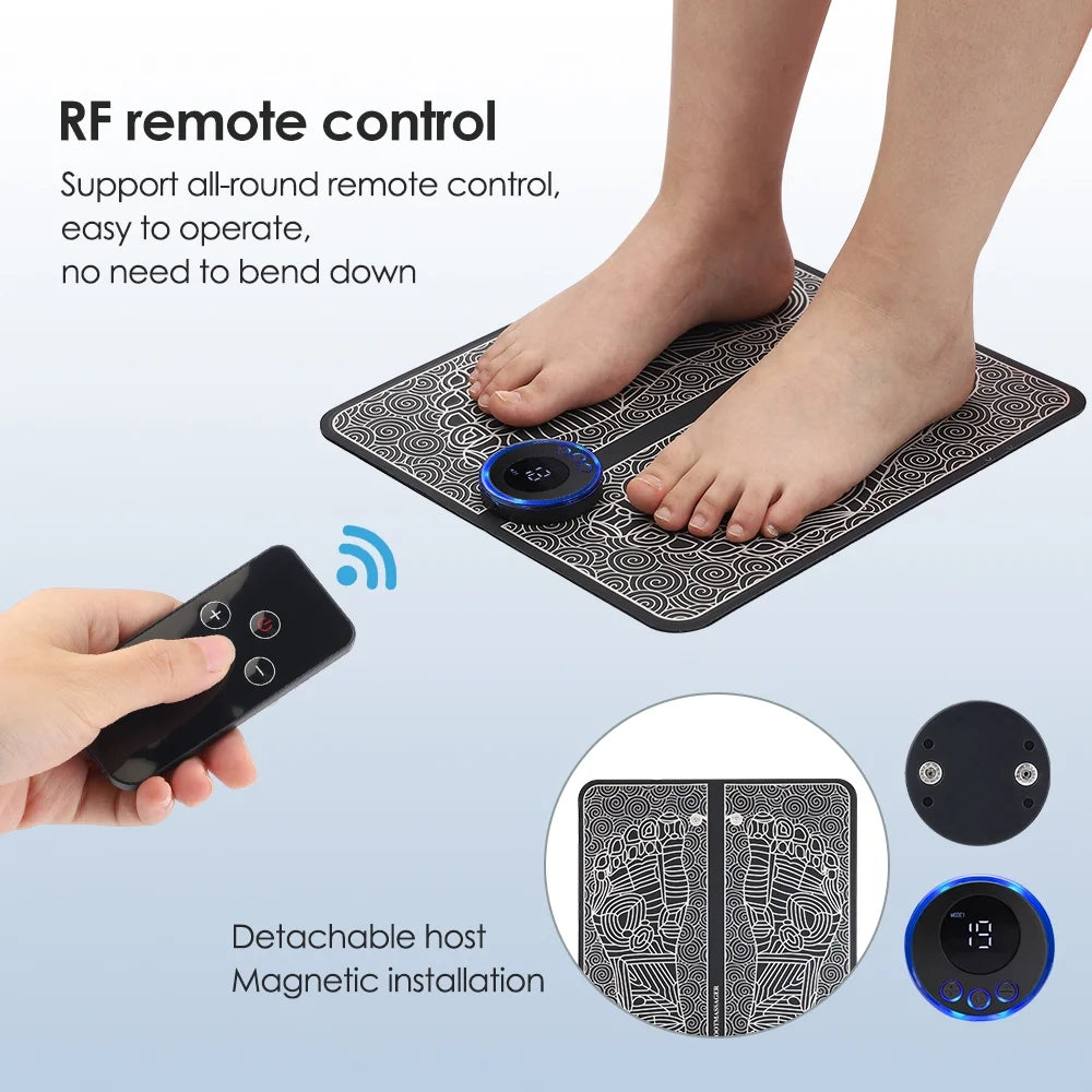 🦶 2-in-1 EMS Foot & Body Massager Pad – Total Relaxation, Anytime, Anywhere!