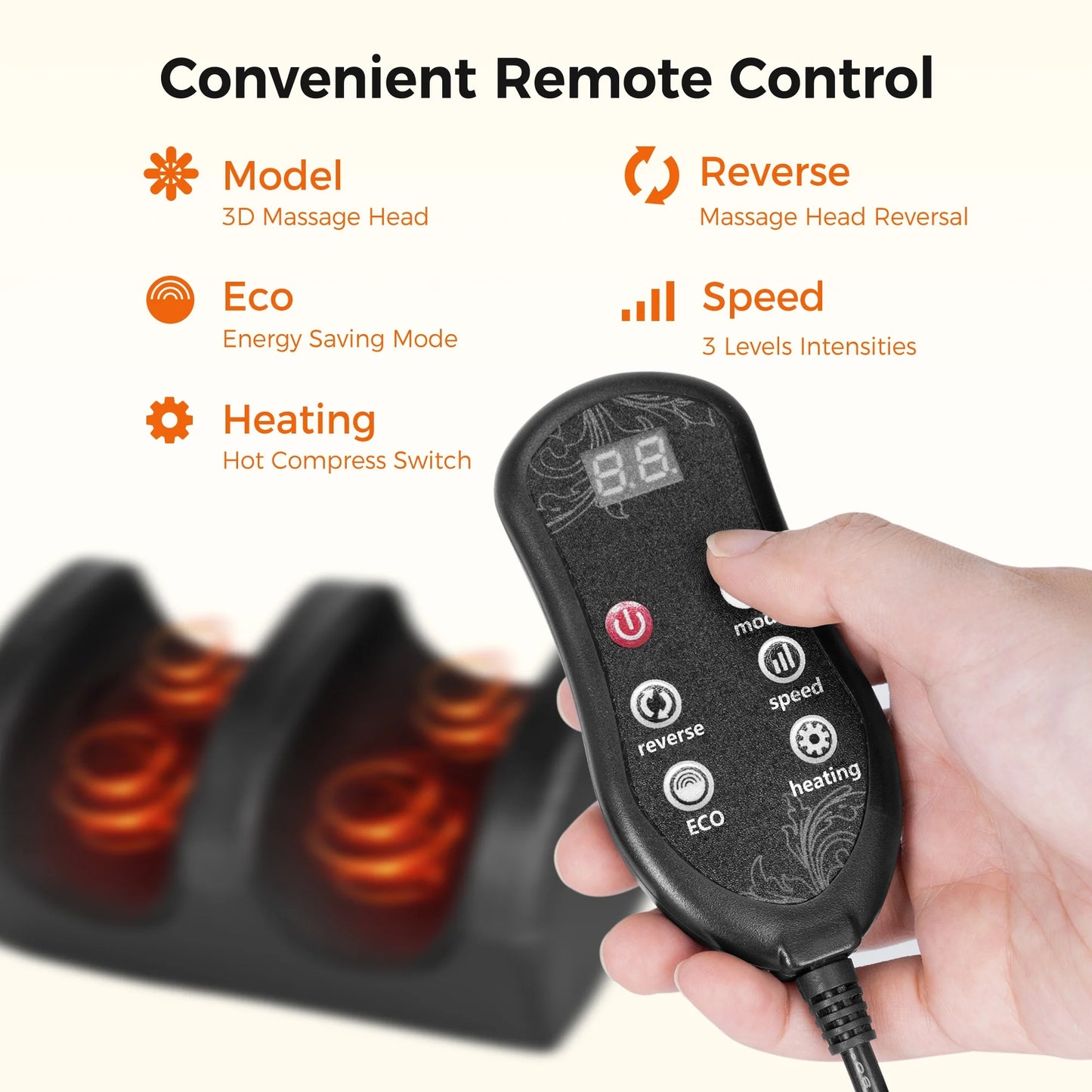 ✨Shiatsu Foot Massager, Foot Spa with Heat 