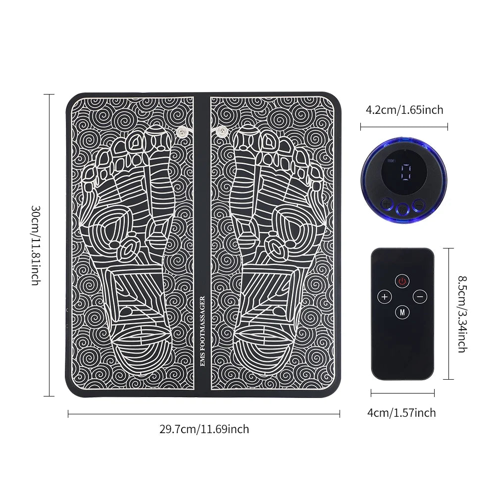 🦶 2-in-1 EMS Foot & Body Massager Pad – Total Relaxation, Anytime, Anywhere!