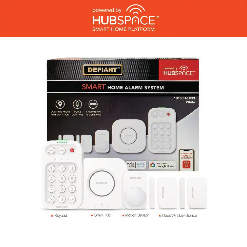 🏠 Defiant Hubspace Smart Security Kit – Complete Protection Made Simple