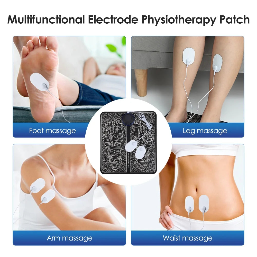 🦶 2-in-1 EMS Foot & Body Massager Pad – Total Relaxation, Anytime, Anywhere!