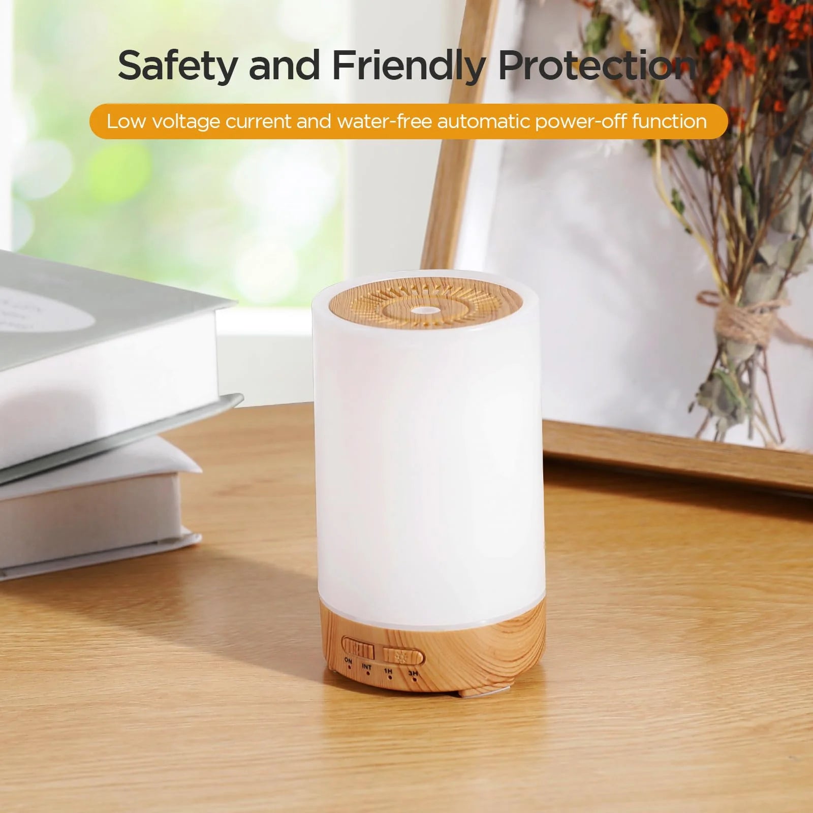 Mini Night Light Essential Oil Diffuser – 3-in-1 Aromatherapy Humidifier with 7 Colors & Timer (150ml)