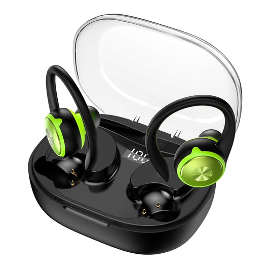 Wireless Earbuds, Bluetooth 5.3 Headphones 48H Playtime with 500Mah Charging Case, Green
