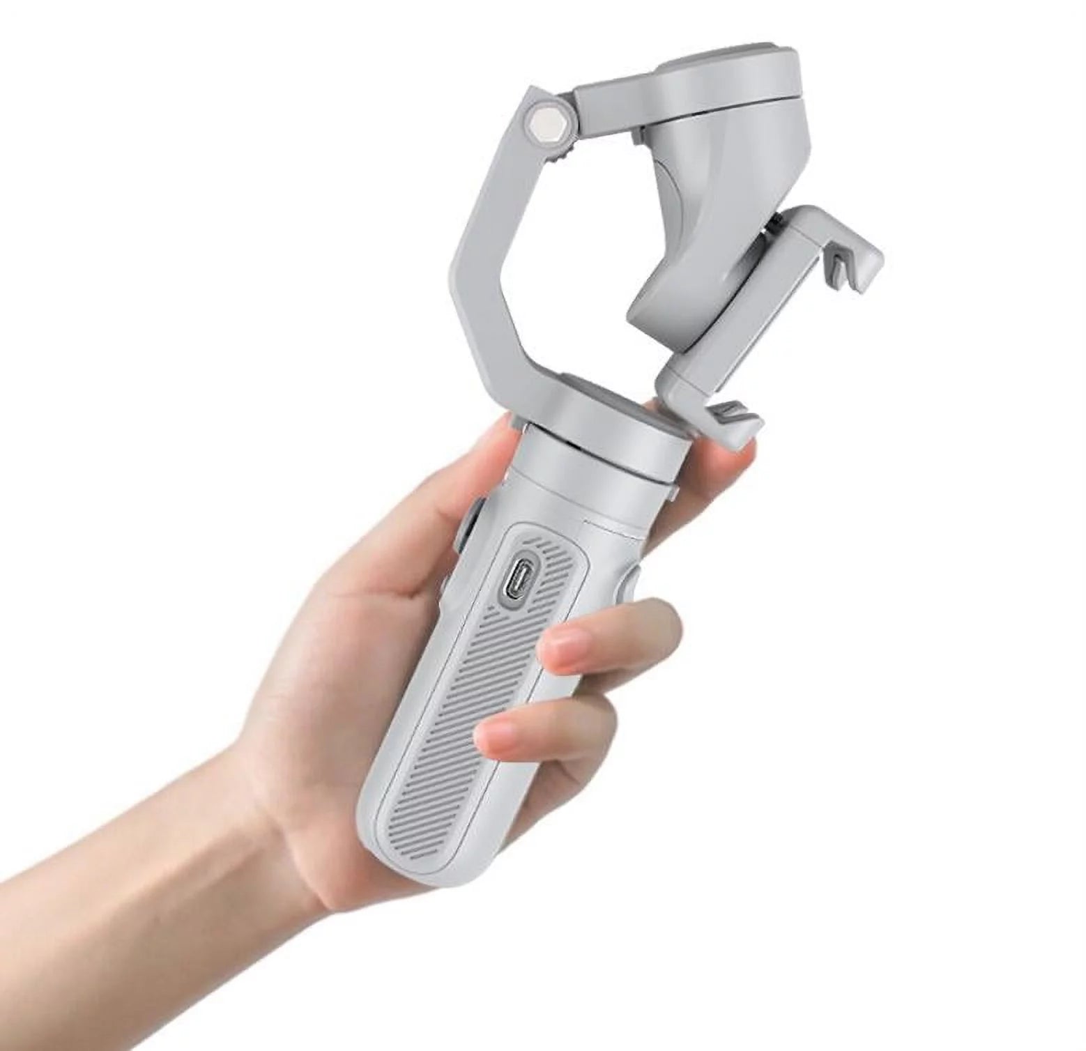 3-Axis Foldable Smartphone Stabilizer Gimbal for Smooth Video and Perfect Selfies, Compatible with iPhone and Android