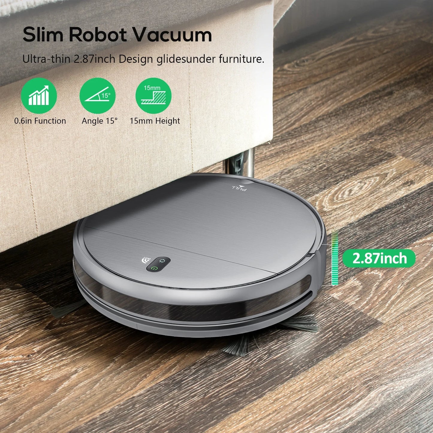 Robot Vacuum Cleaner and Mop Combo with WIFI / Alexa for Pet Hair and Hard Floor
